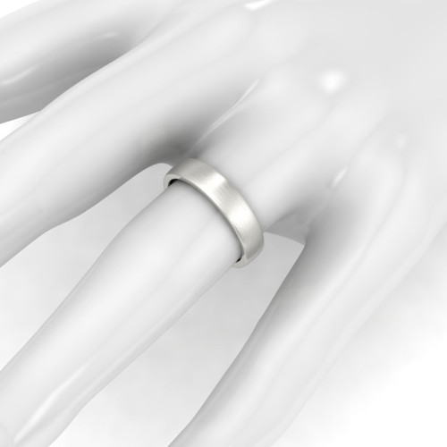 White Gold Wedding Band