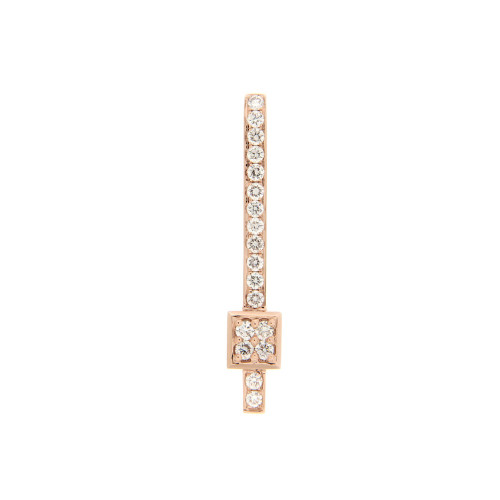 Straight Line Diamond Pendant