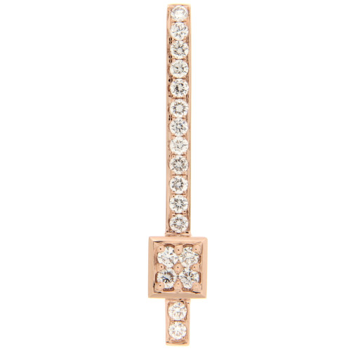 Straight Line Diamond Pendant