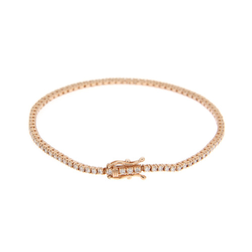 Diamond Tennis Rose Gold Bracelet