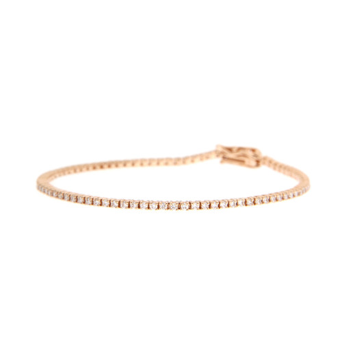 Diamond Tennis Rose Gold Bracelet