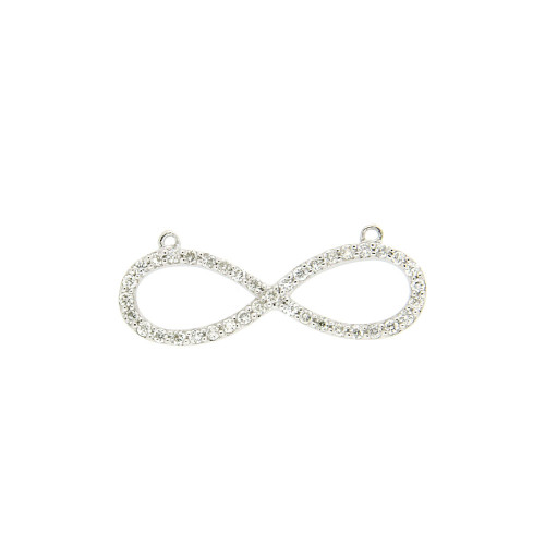 Eternity Pendant In White Gold & Diamonds