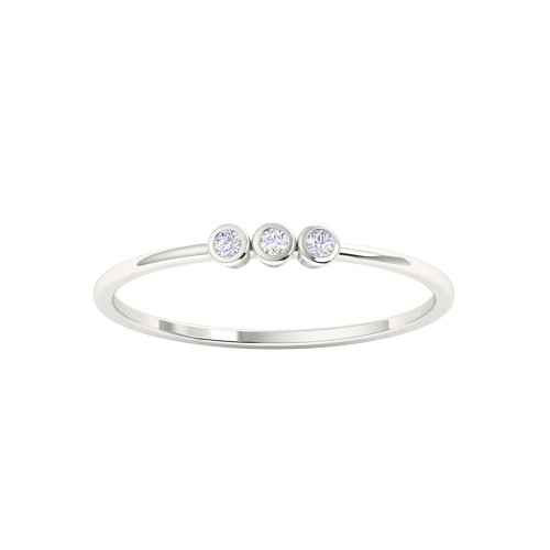 Triple Diamond Dot Ring