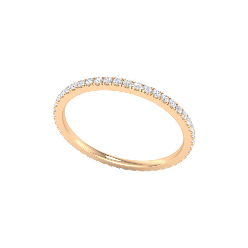 Micro Pave Eternity Band