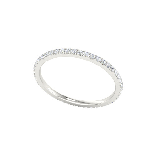 Micro Pave Eternity Band