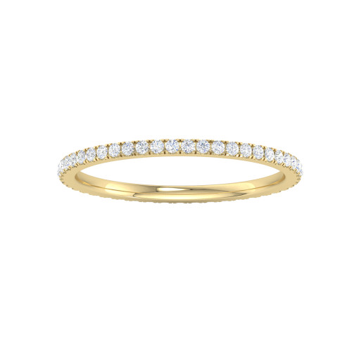 Micro Pave Eternity Band