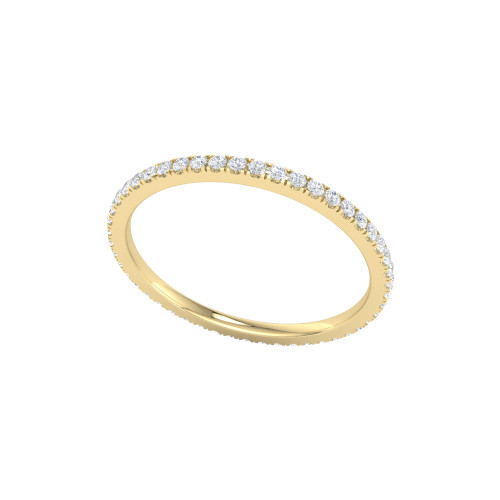 Micro Pave Eternity Band