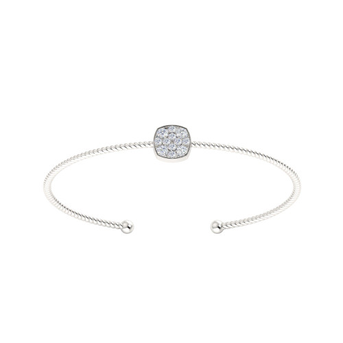 Mini Diamond Square Cuff