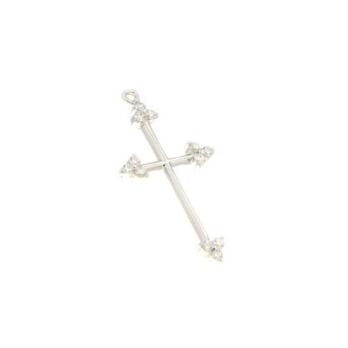 Holy Cross White Gold & Diamond (14K)