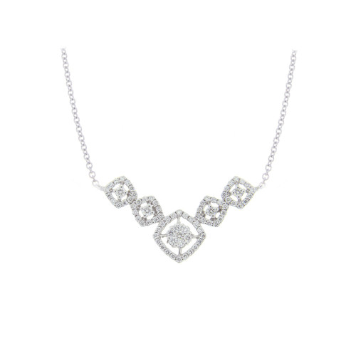 Victory Halo Diamond Necklace