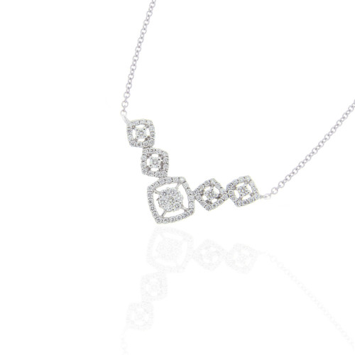 Victory Halo Diamond Necklace