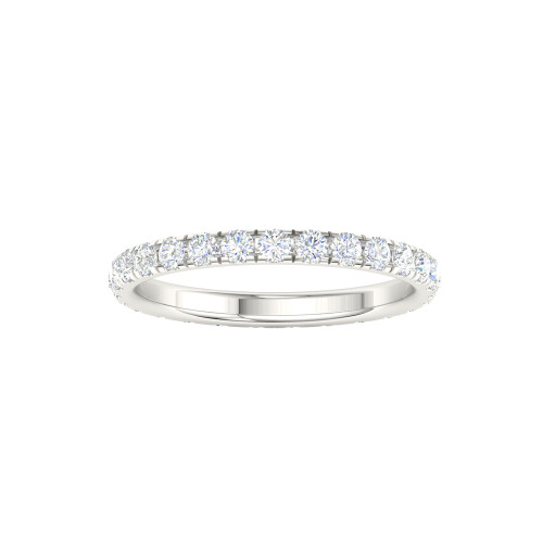 Micro Pave Diamond Eternity Ring