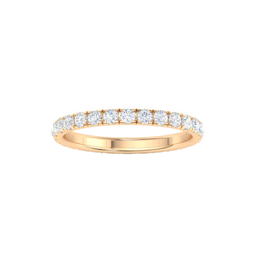 Micro Pave Diamond Eternity Ring