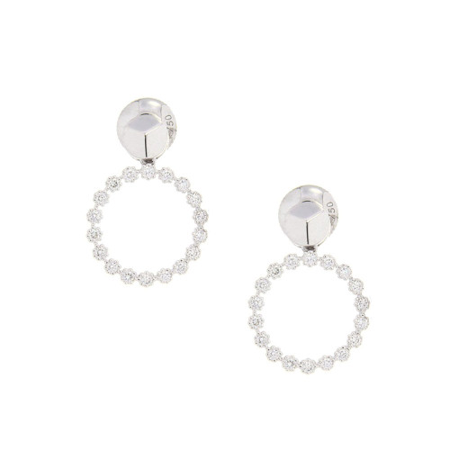 Minimalistic Geometric Circular Earring