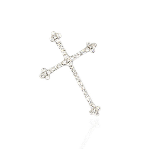 Heavenly Diamond & Gold Cross Pendant