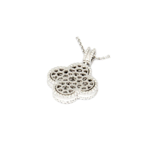 Clover Diamonds & Gold Pendant