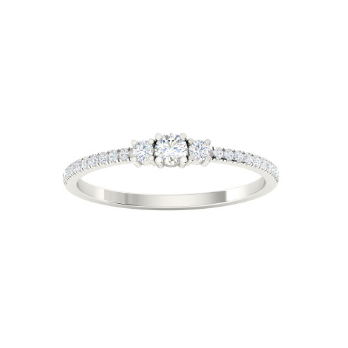 Three Stone Diamond Ring