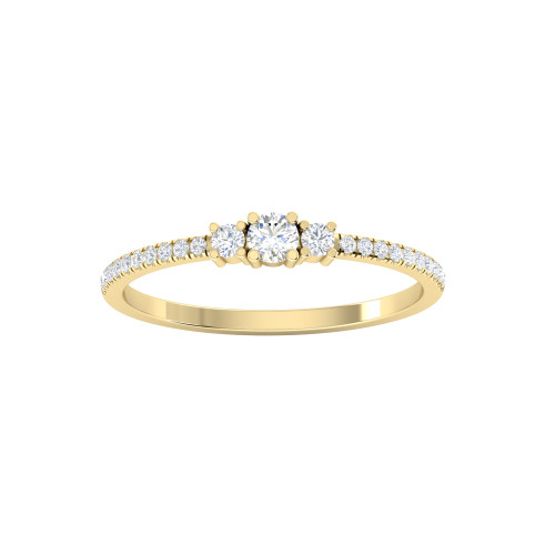 Three Stone Diamond Ring