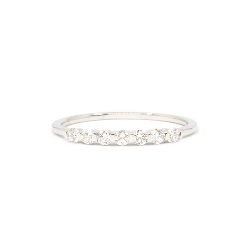 Exquisite Diamond and Gold Eternity Band