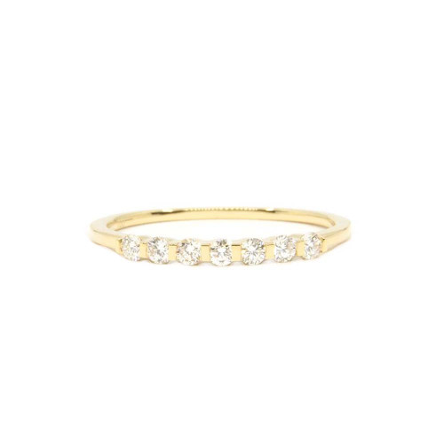 Exquisite Diamond and Gold Eternity Band