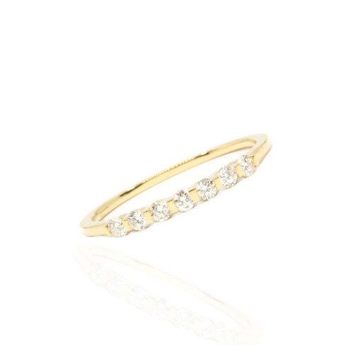 Exquisite Diamond and Gold Eternity Band