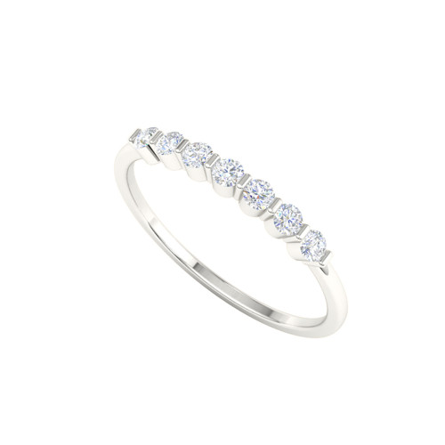 Exquisite Diamond and Gold Eternity Band