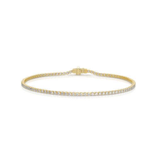 Single Line Ultra Light Tennis Bracelet (1.50mm)