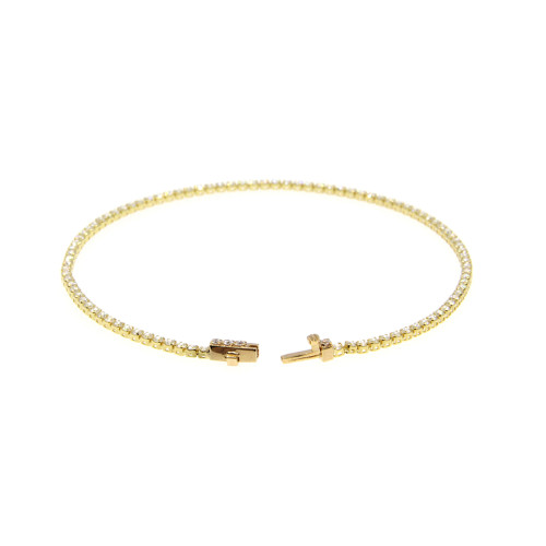 Single Line Ultra Light Tennis Bracelet (1.50mm)