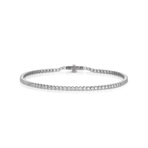 Single Line Ultra Light Tennis Bracelet (1.70mm)