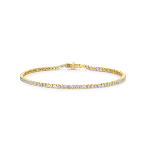 Single Line Ultra Light Tennis Bracelet (1.70mm)