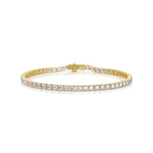 Single Line Ultra Light Tennis Bracelet (2.70mm)