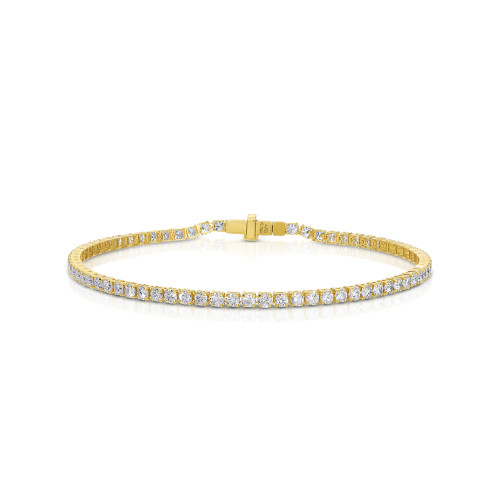 Single Line Ultra Light Tennis Bracelet (2.10mm)