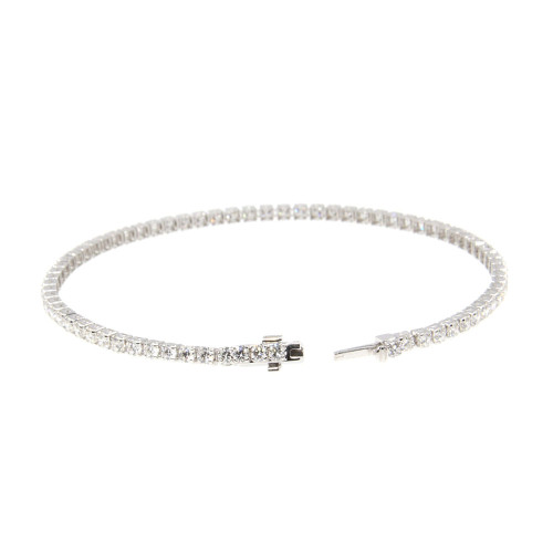 Single Line Ultra Light Tennis Bracelet (2.10mm)