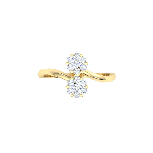 Duo Seven Stones Diamond Ring