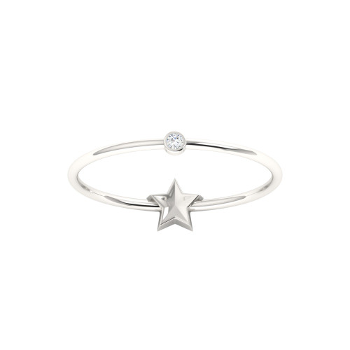 Shining Star Diamond Ring