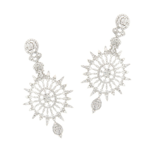 Handsome Glossy Wheel Earrings