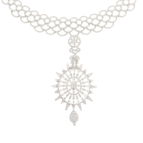 Handsome Glossy Wheel Necklace