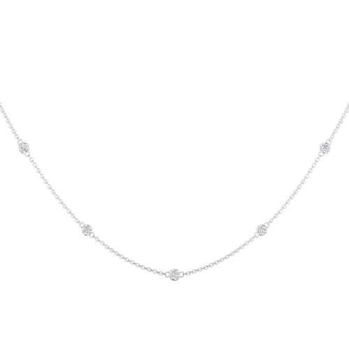 Classic Diamond by Yard Necklace